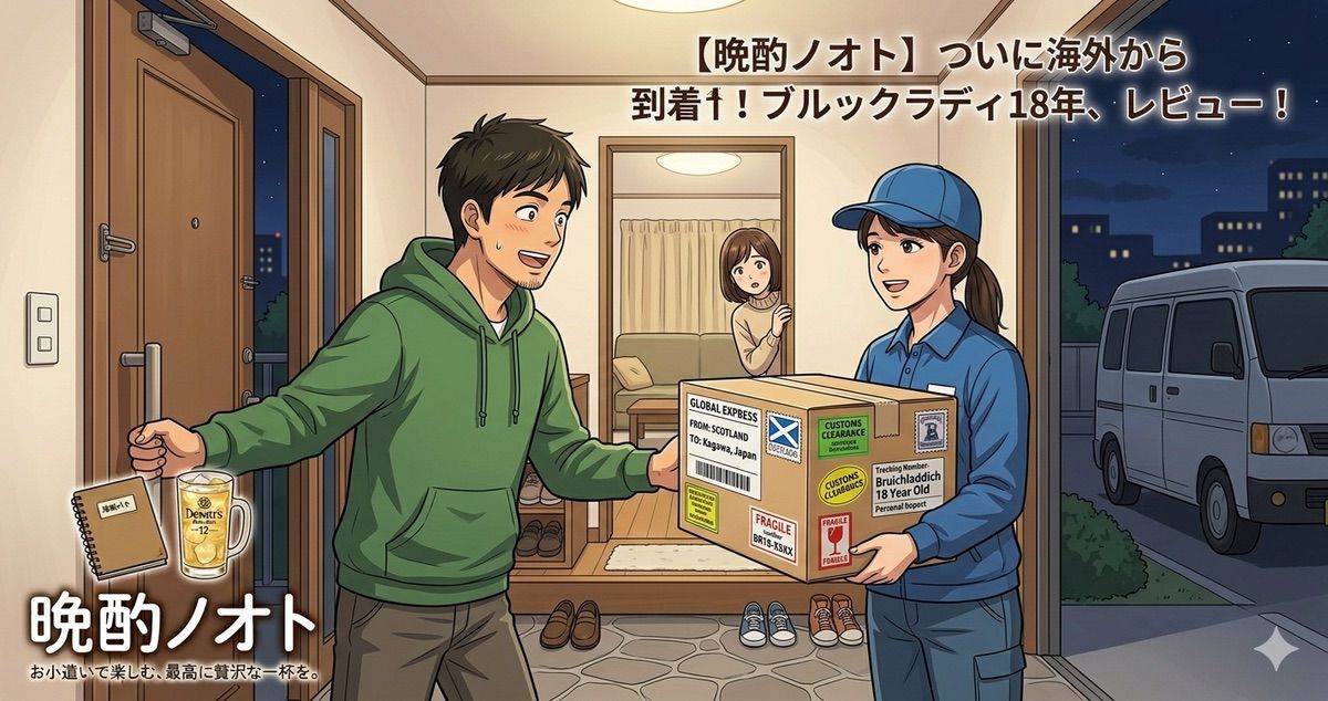 【レビュー】妻も呆れる海外通販!? 英語不要でブルックラディ18年を個人輸入してみた