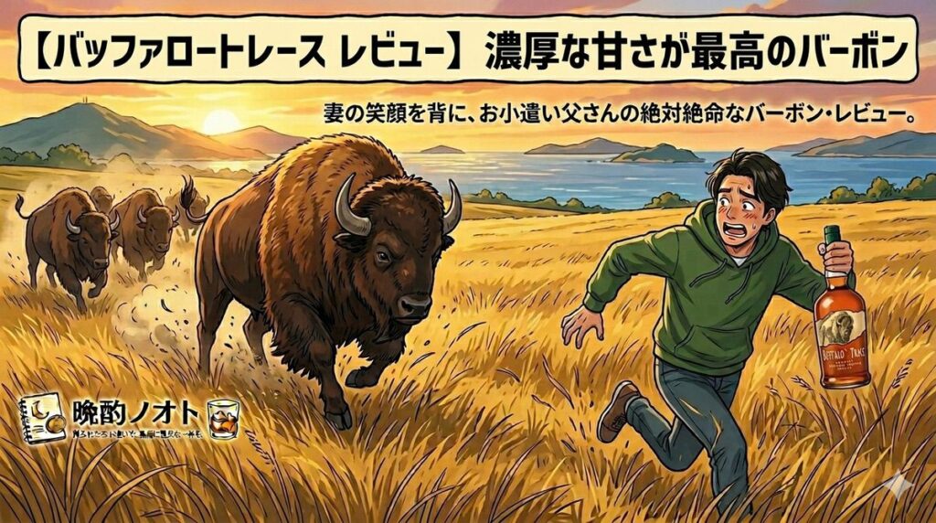 【王道バーボン】3000円台の傑作「バッファロートレース」！カルディのプリンと魅惑のペアリング