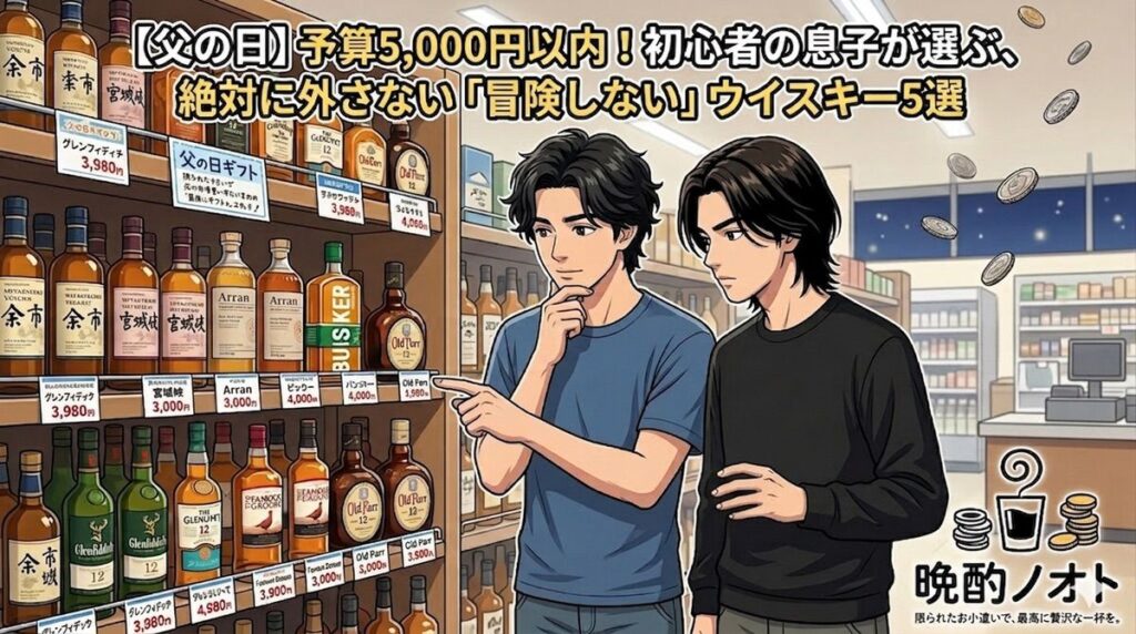 【父の日】予算5,000円以内！初心者の息子が選ぶ、絶対に外さない「冒険しない」ウイスキー5選