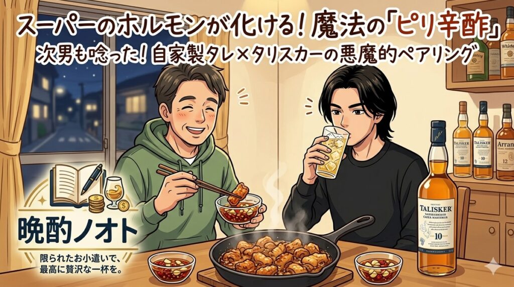【家飲みハック】超簡単！仕込んで待つだけ「誰でも作れるピリ辛酢」