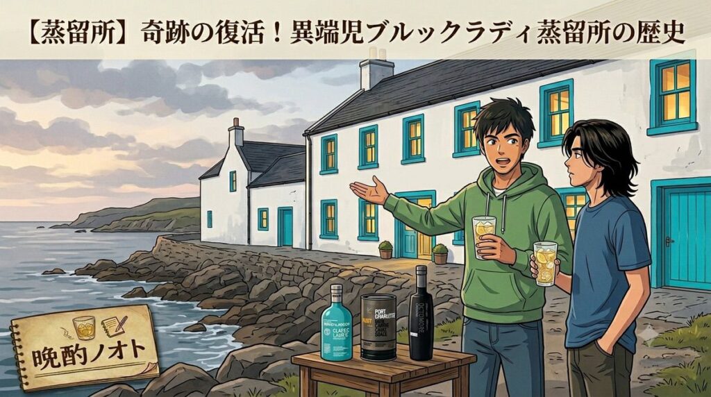 【蒸留所】閉鎖からの奇跡の復活！テロワールにこだわる異端児「ブルックラディ蒸留所」の歴史