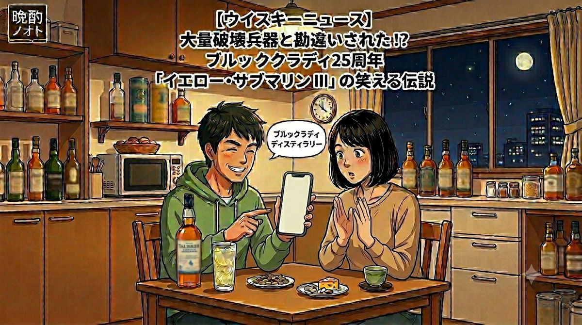 【ウイスキーニュース】大量破壊兵器と勘違いされた！？ブルックラディ25周年「イエロー・サブマリン III」の笑える伝説