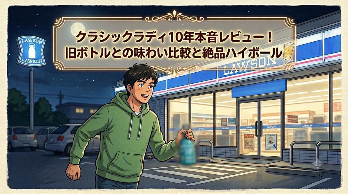 クラシックラディ10年本音レビュー！旧ボトルとの味わい比較と絶品ハイボール