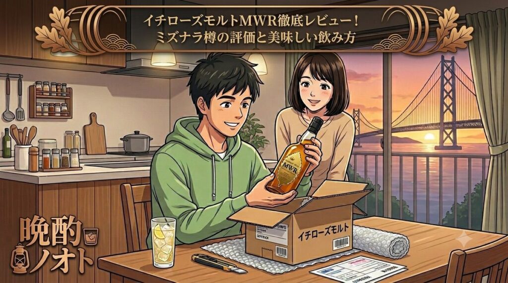 【イチローズモルト ミズナラウッドリザーブ レビュー】白檀香るジャパニーズオークとピートの魔法