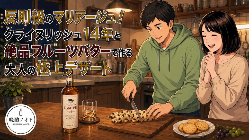 反則級のマリアージュ！クライヌリッシュ14年と絶品フルーツバターで作る大人の極上デザート