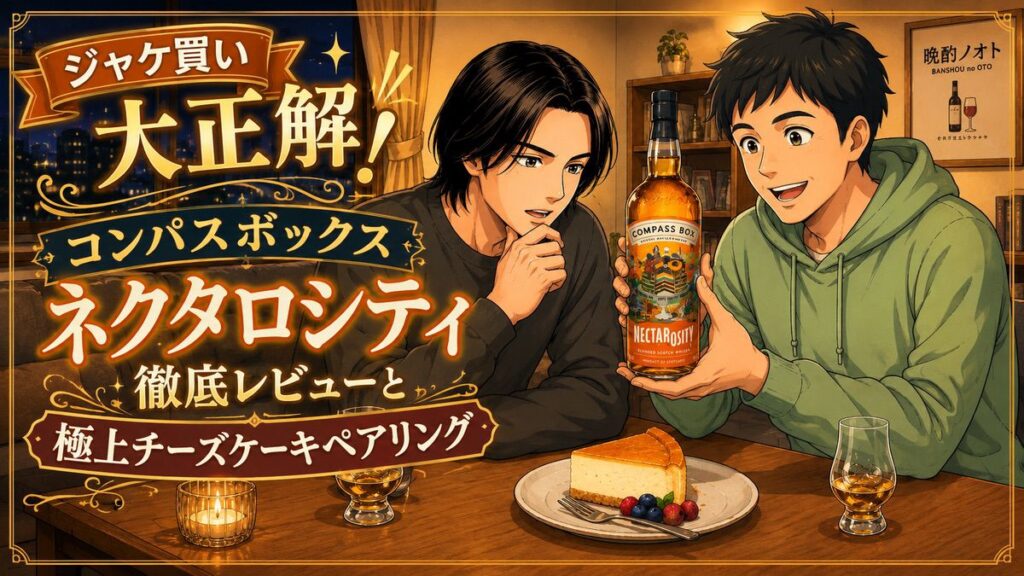 ジャケ買い大正解！コンパスボックス ネクタロシティ徹底レビューと極上チーズケーキペアリング