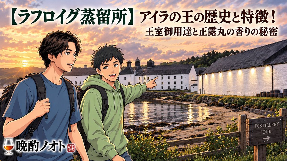 【ラフロイグ蒸留所】アイラの王の歴史と特徴！王室御用達と正露丸の香りの秘密
