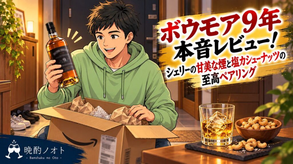 ボウモア9年本音レビュー！シェリーの甘美な煙と塩カシューナッツの至高ペアリング